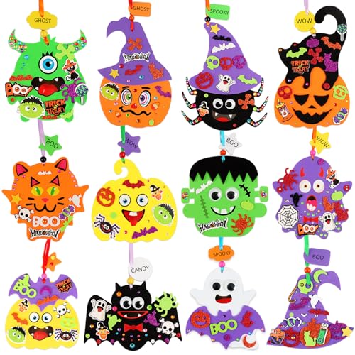 380Pcs Halloween Crafts for Kits 24 Sets Funny...
