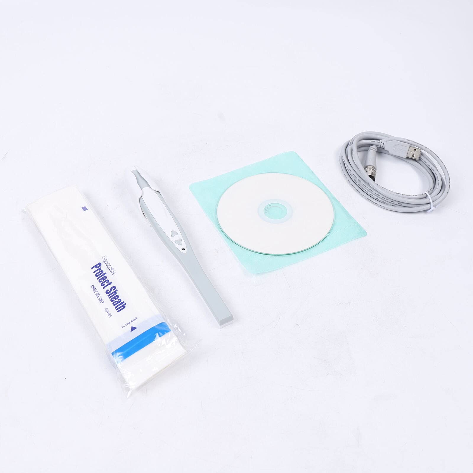 Caméra intra-orale sans fil caméra intra - orale dentaire 1,3 méga 1/4 "USB md740b avec LED pour inspection orale des personnes et des animaux domestiques.