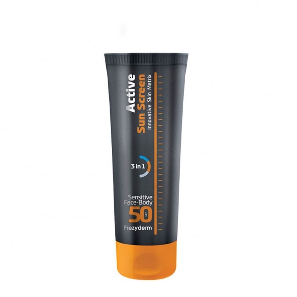 Frezyderm Active Sun Screen Sensitive Face-Body SPF50+ 150ml