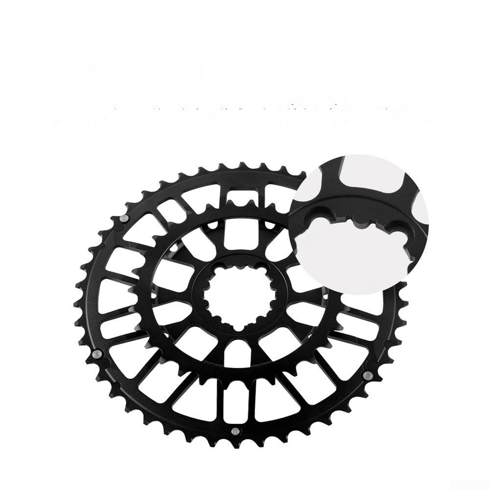 para Plato Aluminio 46T Montura Directa 3 Tornillos Bici Carretera