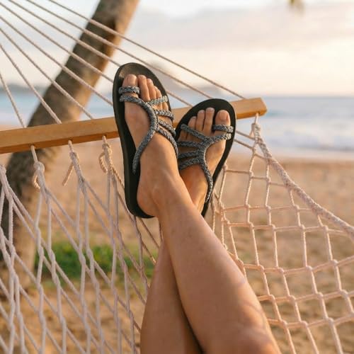 Image of Plaka Relief Flip Flops for Women with Arch Support | Comfy Sandals for Women | Perfect for the Beach, Long Walks or Poolside