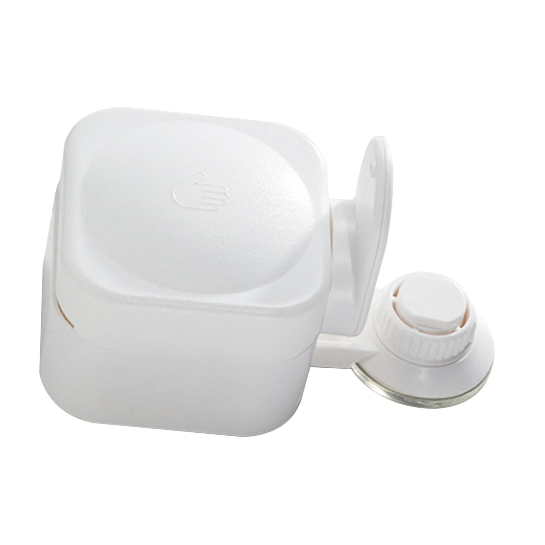 Tofficu Dispenser di Sapone da Parete Ventosa Bianco, Distributore per Shampoo e Bagnoschiuma Grande Capacità, senza Trapano, Adatto per Bagno, Cucina e Doccia