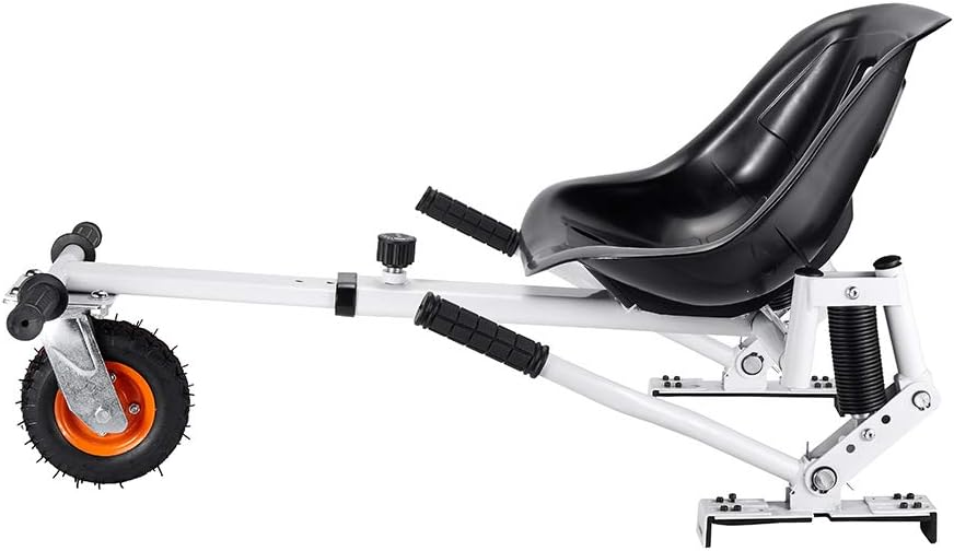 PELLIOT Heavy Duty Hoverboard Cart, Shock Absorption Hoverboard Seat Attachment for Kids Adult, Go Kart Conversion Kit for Hoverboards