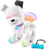 Dog-E Interactive Robot Dog with Colorful LED Lights, 200+ Sounds & Reactions, App Connected (Ages 6+)