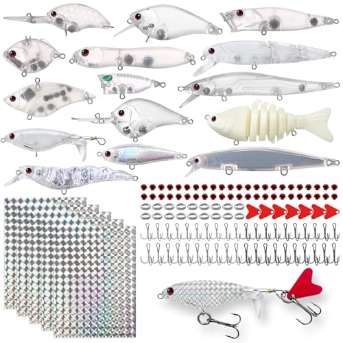 Free Fisher: Unpainted Fishing Lures