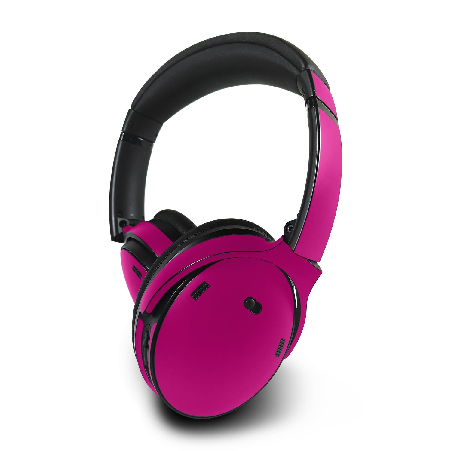 MightySkins Skin Compatible with Bose QuietComfort 45 Headphones - Solid Hot Pink | Protective, Durable, and Unique Vinyl Decal wrap Cover | Easy to Apply, Remove, and Change Styles | Made in The USA