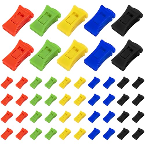 Lot de 50 Pinces à Chaussettes pour Machine à Laver et sèche-Linge, Pinces colorées avec Crochet Robuste, Organisation Facile, Gain de Temps