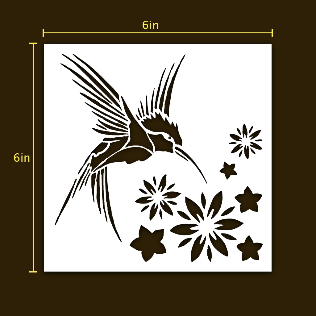 Amazon.com : Hummingbird Stencil | Inspirational Awesome Street Art Graffiti Spring Nature Bird Hummingbird Stencils for Painting on Wood, Glass, Wall, Rock, Fabric, Walls, Canvas, Glassware | Bird Birds Stencil : Arts, amazon-com-hummingbird-stencil-inspirational-awesome-street-art-graffiti-spring-nature-bird-hummingbird-stencils-for-painting-on-wood-glass-wall-rock-fabric-walls-canvas-glassware-bird-birds-stencil-arts