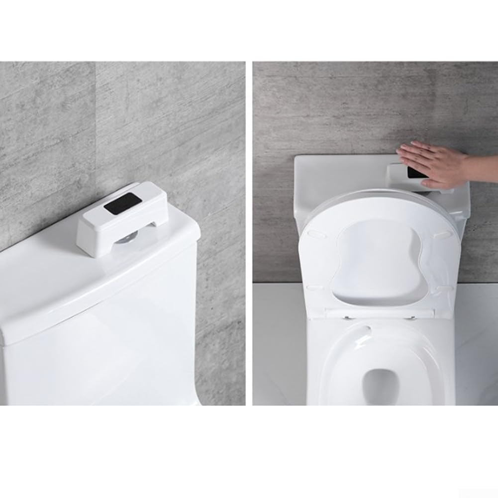 Robinet de chasse d'eau automatique à induction intelligente, capteur de chasse d'eau sans contact, robinet de chasse d'urinoir économiseur d'eau (bleu)