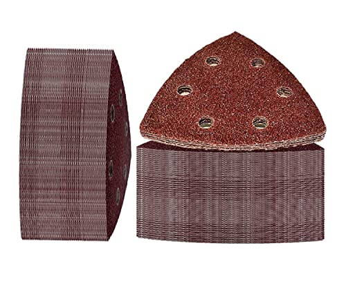 Schleifpapier Dreieckschleifer | Schleifdreiecke 1.000 Körnung | 60 Stück | Schleifpapier Klett | Deltaschleifer Schleifpapier | Schleifpapier für Dreieckschleifer | Schleifdreiecke 93x93x93 |