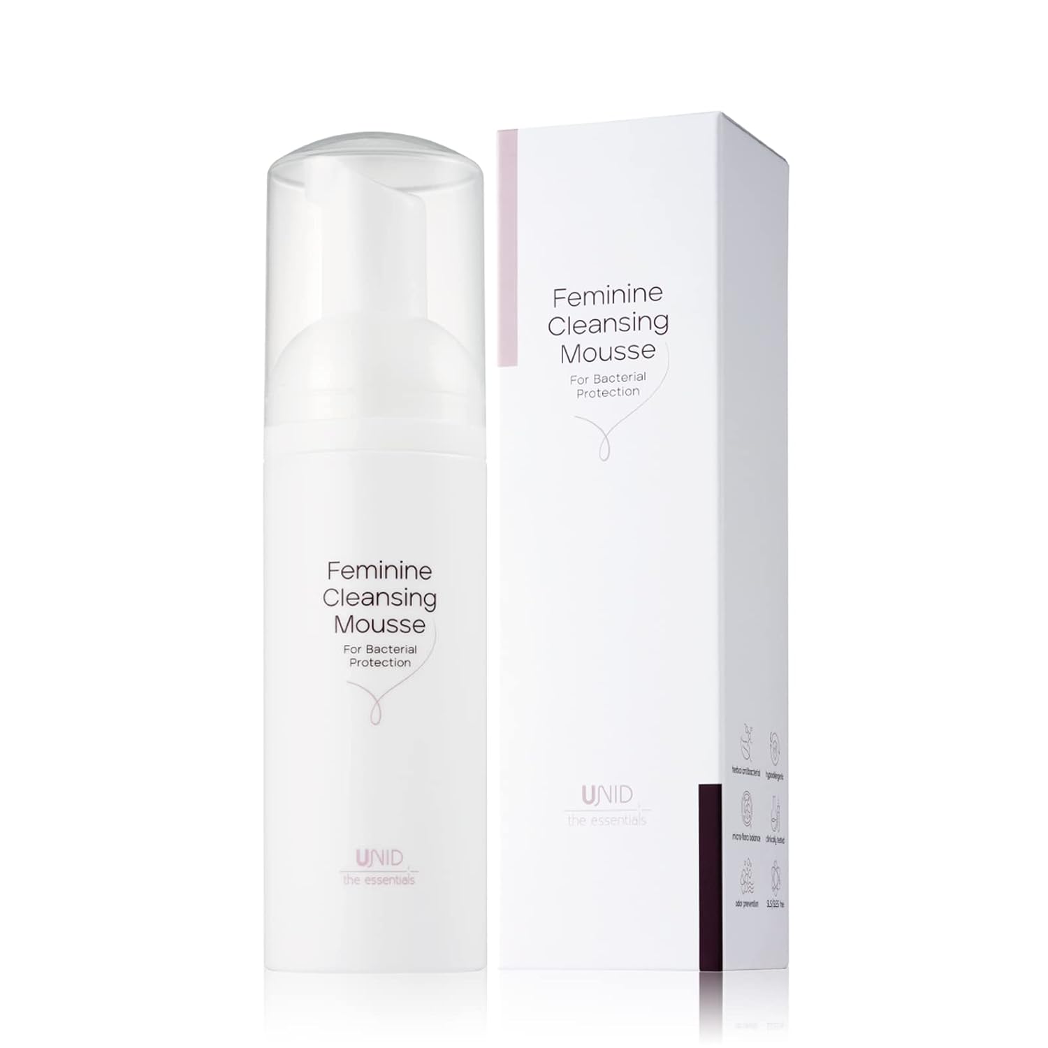 Gentle Feminine Cleansing Mousse | pH Balanced Intimate Cleanser for Sensitive Skin | Reduces Odor and Itch | With Lactic Acid and Vitamin B5 | SLS Free, Fragrance Free | 5.07 Fl Oz (150mL)