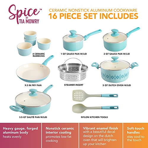 Spice-by-Tia-Mowry-Savory-Saffron-16-Piece-Healthy-Nonstick-Ceramic-Cookware-Set-Aqua-Blue