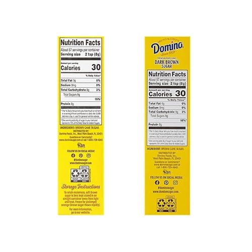 image for Domino Brown Sugar Bundle - 1lb Dark Brown Sugar & 1lb Light Brown Sug