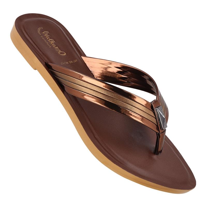 WALKAROO WL7137 Womens Fashion Sandals For Casual Wear and Regular use - Brown (B0CS9VV7HB) Amazon Price History, Amazon Price Tracker