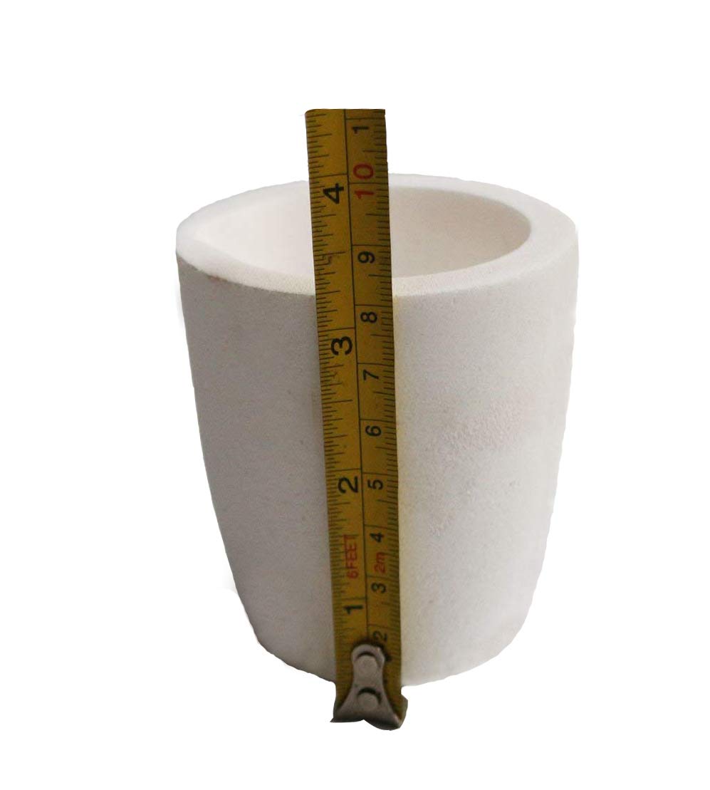 OTOOLWORLD Ceramic Melting Crucible Cup Furnace Melting Casting Refining Gold Silver Copper Casting Cup 500g