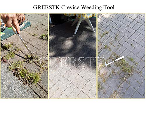 Grebstk Crack Weeder Crevice Weeding Tool Manual Weeder Beech Handle Lawn Yard Gardening Tool #TOP5