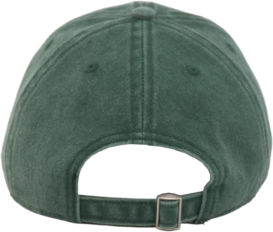 Image of Vintage Washed Cotton Baseball Caps Men Women Adjustable Unstructured Low Profile Dad Hat