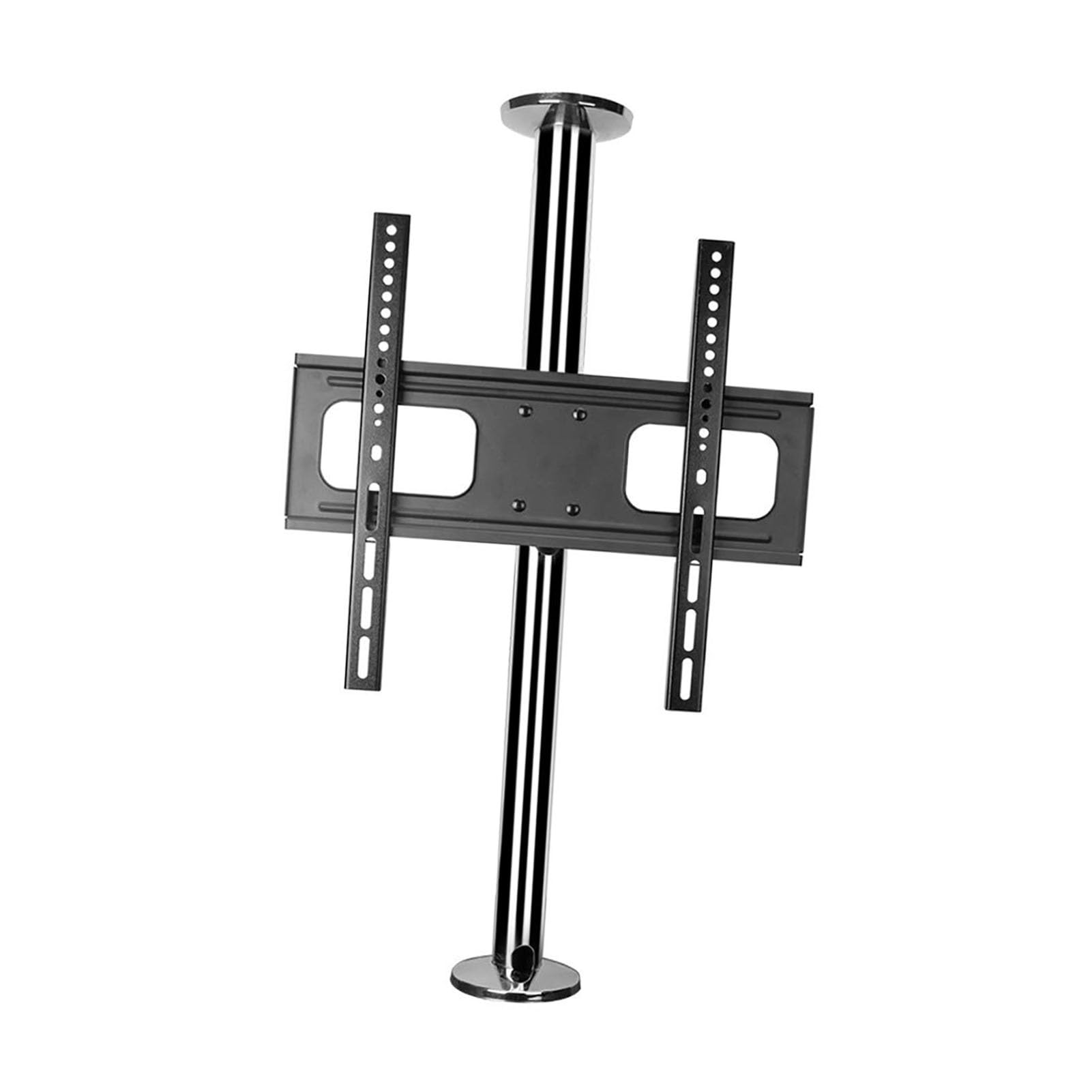 Tragbarer TV-Ständer mit Rädern, höhenverstellbare rollbare TV-Halterung für 124-190 cm (49-75 Zoll) LED-LCD-Fernseher und Monitore, stabile Unterstützung für Zuhause oder Büro