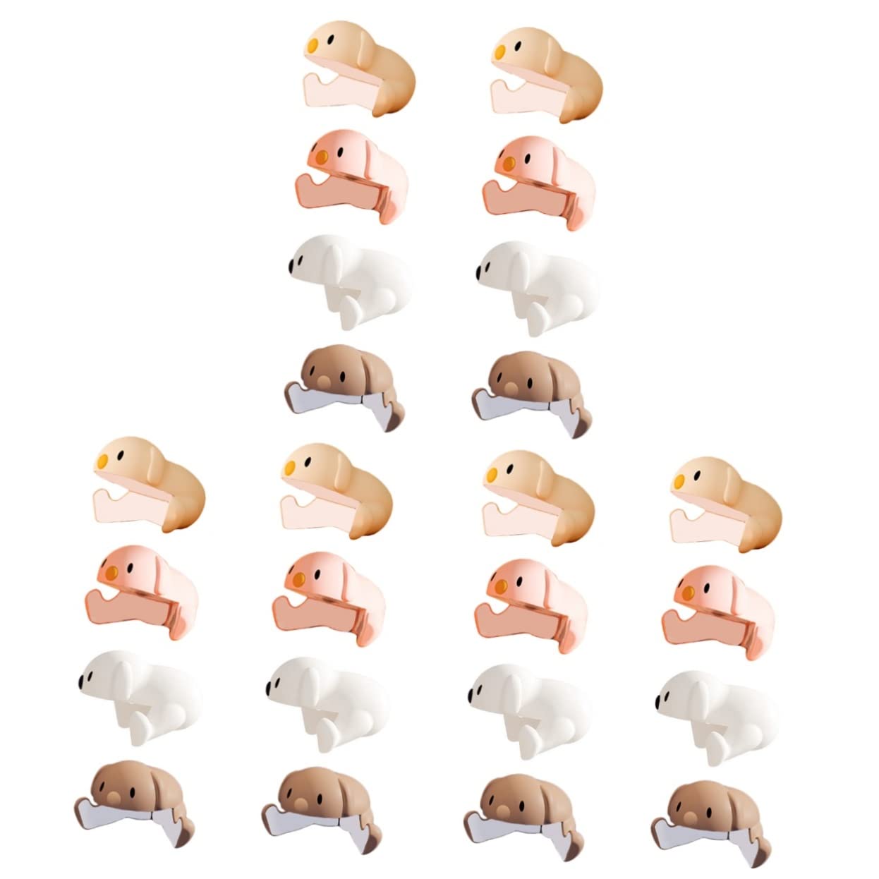 24piezas Protector De Esquinas para Bebés Anticolisión Seguridad Muebles y Bordes Diseño De Perrito Protección para Color
