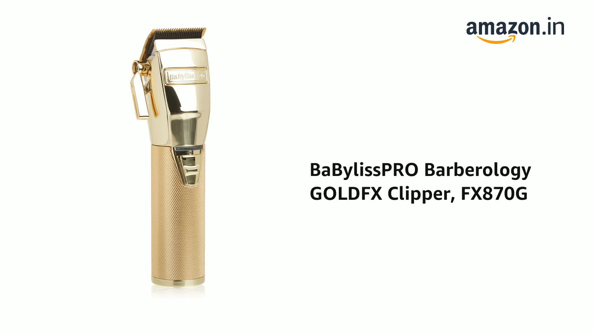 BaBylissPRO Barberology GOLDFX Clipper, FX870G : Amazon.in: Beauty