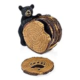 Kikkerland Bear Rug Coasters | The Green Head