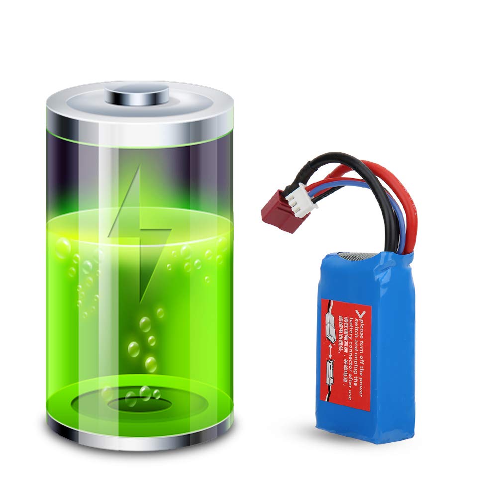 Cryfokt 7.4V 1500MAH RC Vehicle Battery for A959-B A969-B A979- K929-,