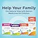 Boiron Chestal Kids Pellets for Cough and Mucus Relief, Nasal or Chest Congestion, and Sore Throat Relief - 2 Count (160 Pellets)