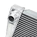 cerbordy Full Aluminum 3-Row Core Racing Radiator Compatible with 1982-2002 Chevy S-10 Blazer V8 Conversion 1984-1990 C-hevrolet Corvette