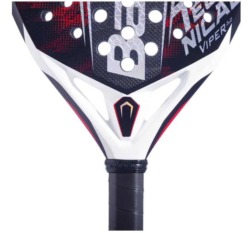 Babolat,t Technical Viper 3.0 Pala de Padel (Negro/Rojo)