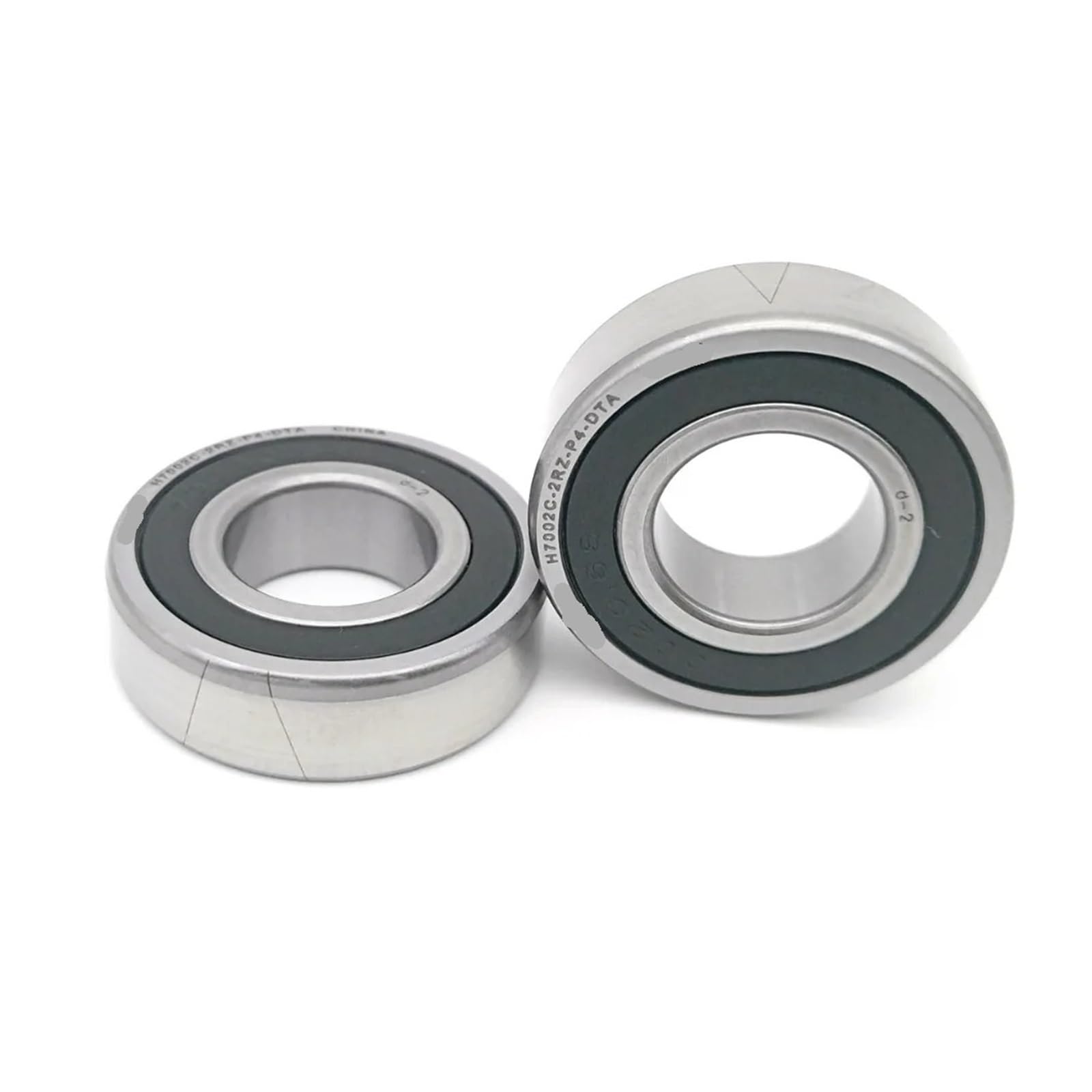 CJKXPZMH 1 Pair 7002 H7002C 2RZ P4 DT A 15X32X9 Sealed Angular Contact Bearings Spindle Bearings