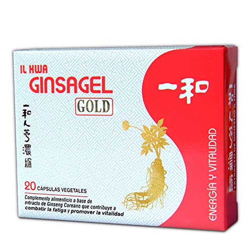 Tongil - Ginsagel Gold 20 Cápsulas Vegetales - Extracto 11:1 - Panax Ginseng 2090Mg - Combate La Fatiga Y Promueve La Vitalidad