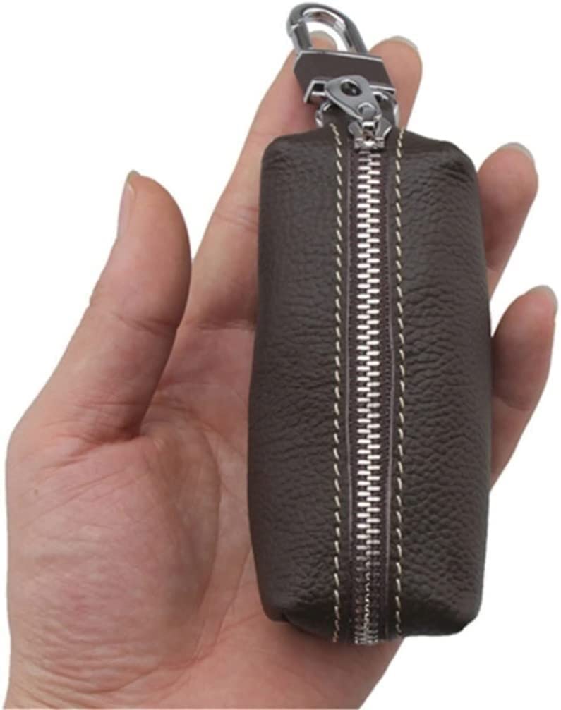 Porte-clés en Cuir pour Homme, Anneau, Sac, étui, Pochette, Portefeuille de Voiture