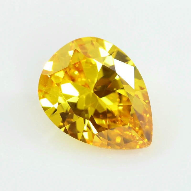 Mehrfarbige birnenförmige Zirkonia-Steine, lose synthetische Edelsteine, Perlen, CZ-Steine für Schmuck, 2 x 3 – 13 x 18 mm, AAAAA, violett, 6 x 8 mm, 50 Stück