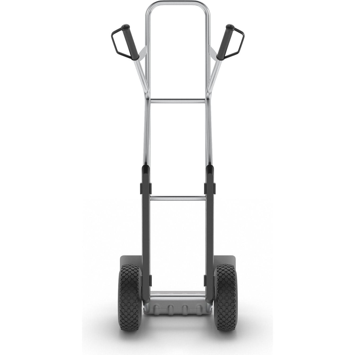 eurokraft pro | Sackkarre aus Aluminium | Modell XL: große Schaufel und Gleitkufen, mit klappbarer Schaufel