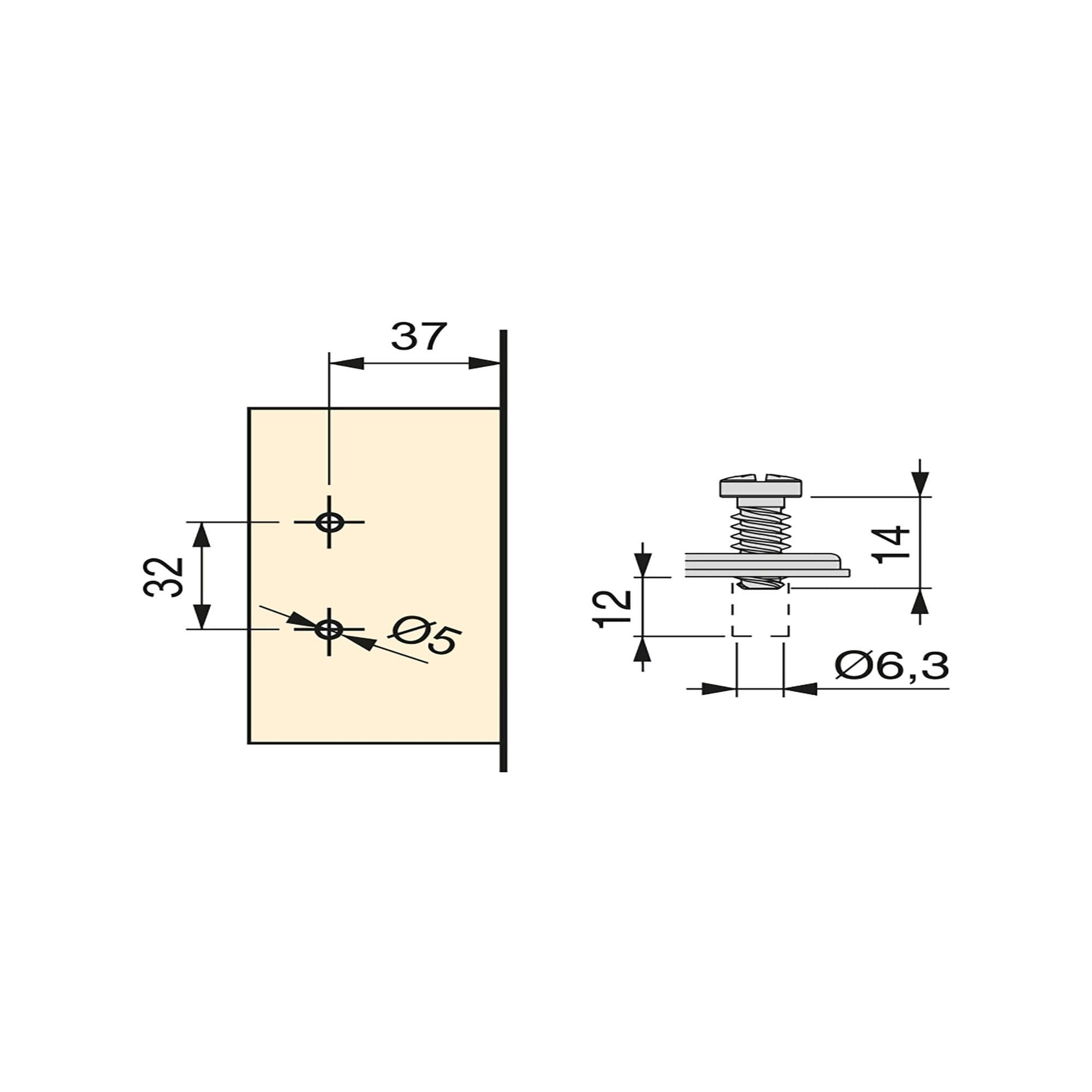 Emuca - Pack de 20 bisagras súper codo x91. Ø35mm. Apertura 105°, cierre suave para puerta arremetida y suplementos Euro con regulación excéntrica, Color Níquel.