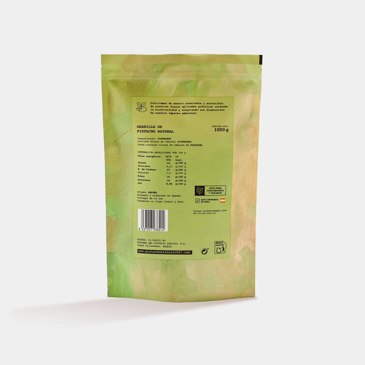 LALOLA1947 - Granillo de pistacho 5x80g