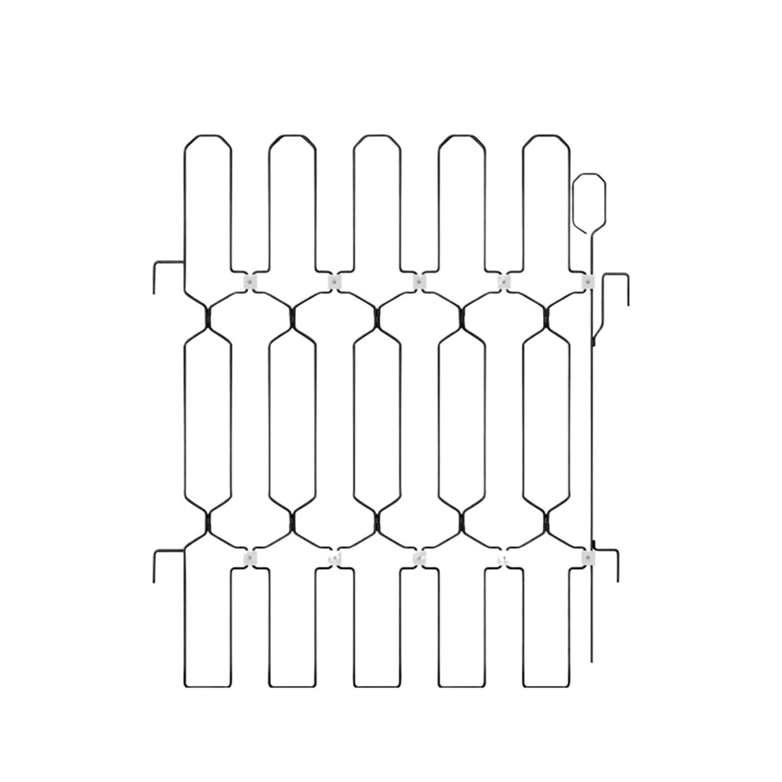 Retractable Dog Gate Pet Fence Metal Retractable Cat Door Barrier Home Stairs Guard Dog(Width 78x Height 78)