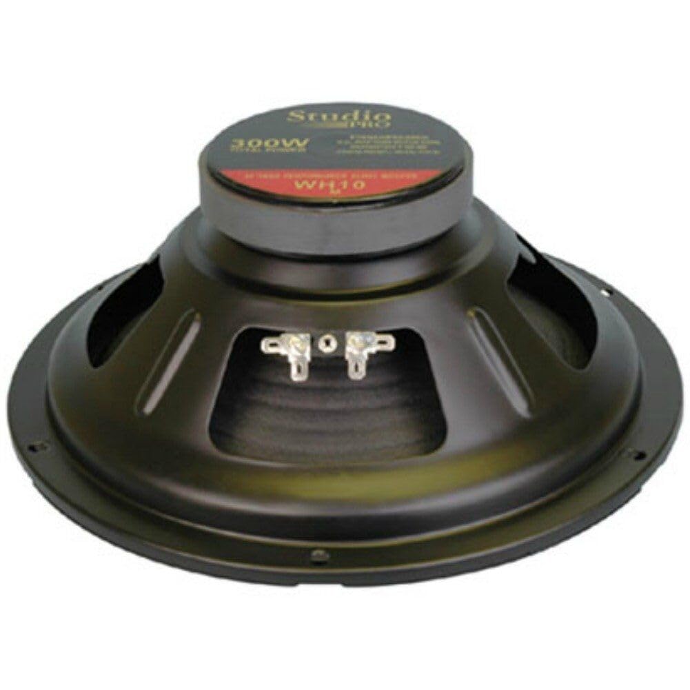 KIT SET PER PYRAMID WH10 1 altoparlante diffusore 25,00 cm 250 mm 10" da 150 watt rms e 300 watt max impedenza 8 ohm per casa feste party karaoke, 1 pezzo + accessori di montaggio