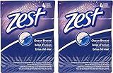 Zest Ocean Breeze 4 Bar Family Deodorant Soap (Pack of 2)