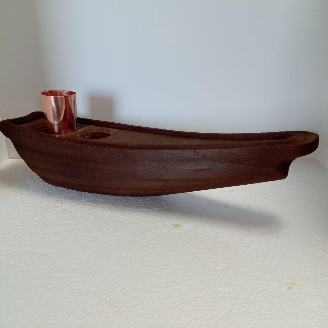 池坊 花器 泊り船 木製花器 【公式通販】