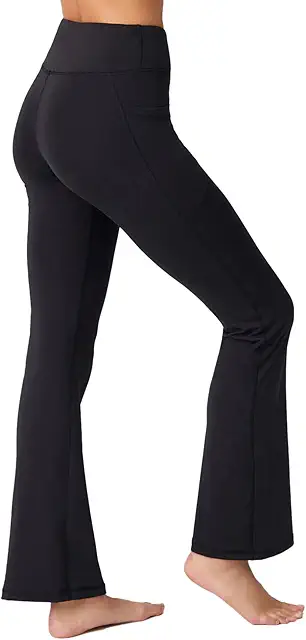 Women's Bootcut Yoga Pants - High Waist Tummy Control Leggings