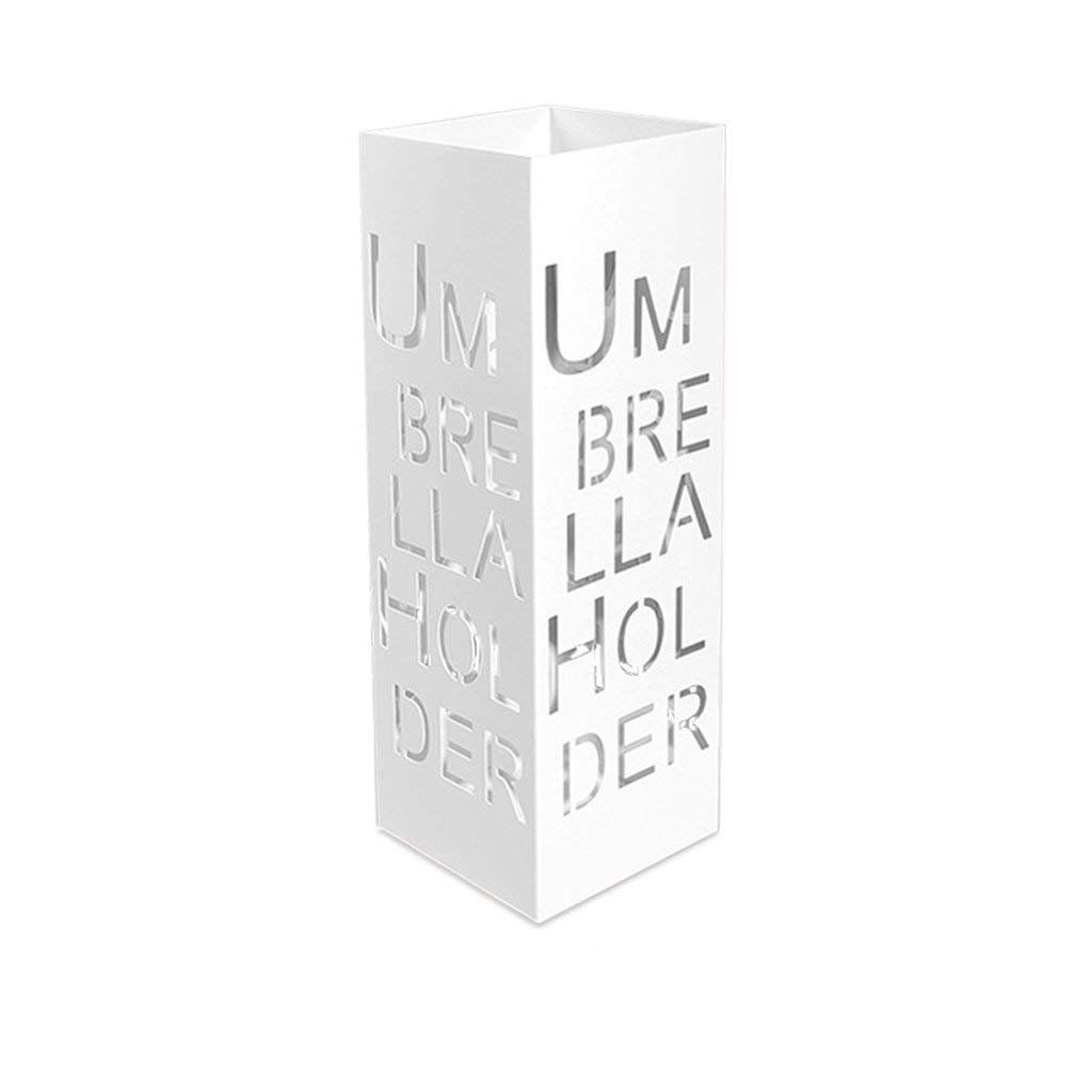 Support de stockage de parapluie blanc CHEWYNP pour maison et bureau