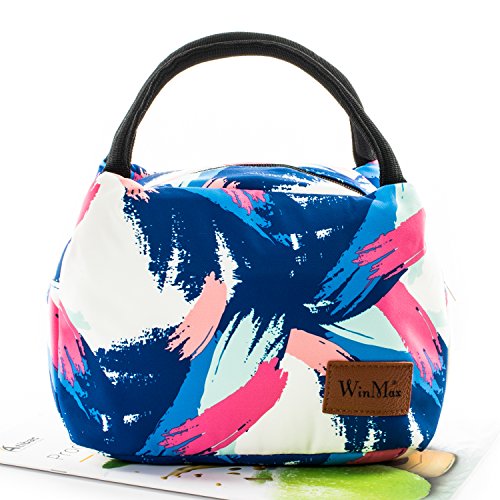 Winmax Lunch Cooler Bag, Insulated Lunch Box Bags, Portable and Reusable Lunch Bag for Women (Multicolor)