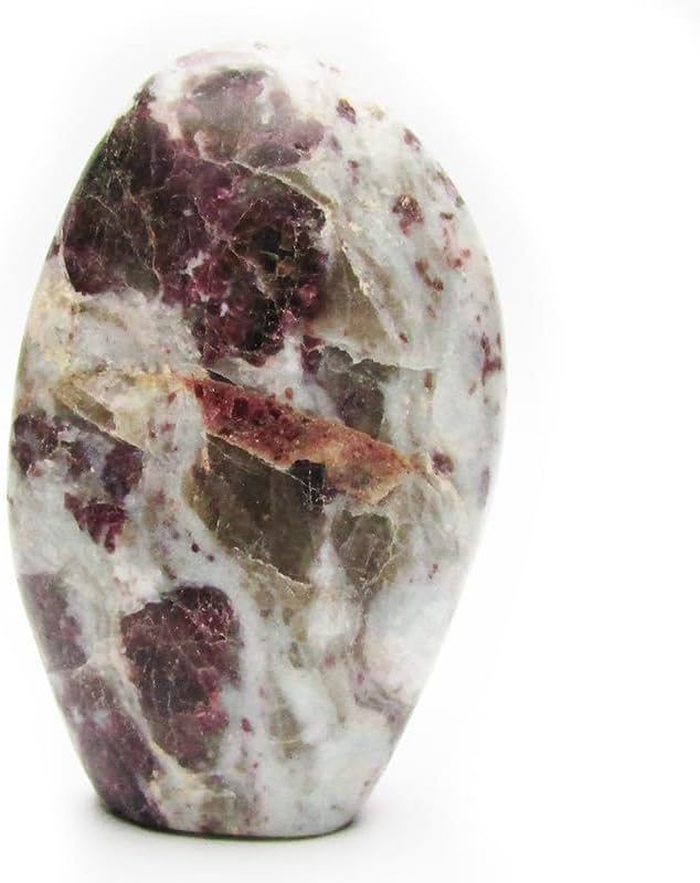 BicBugs Rubellite polished free form purple pink tourmaline gemstone mineral Madagascar RARE