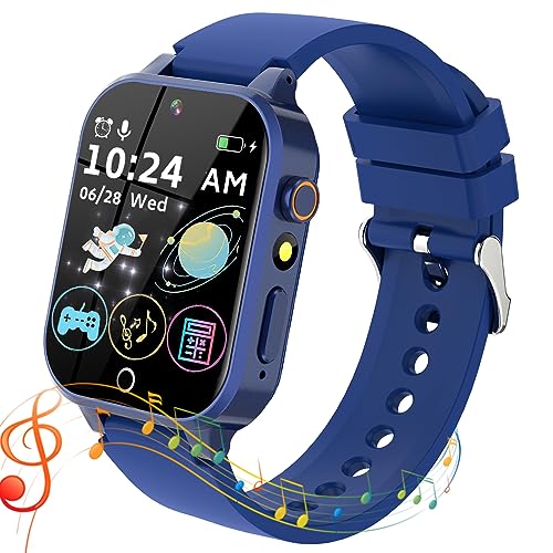 clleylise Reloj Inteligente Niños,Smartwatch Niños con 26 Juegos MúSica Linterna Cámara...
