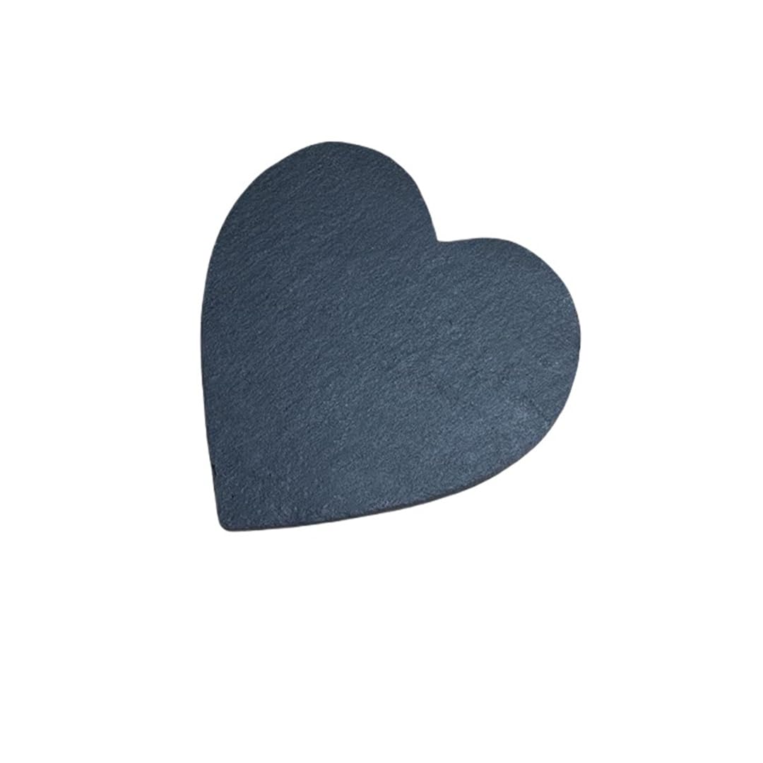 Sous-verres en ardoise noire de 10 cm carrés par lot de 5 pour la table
