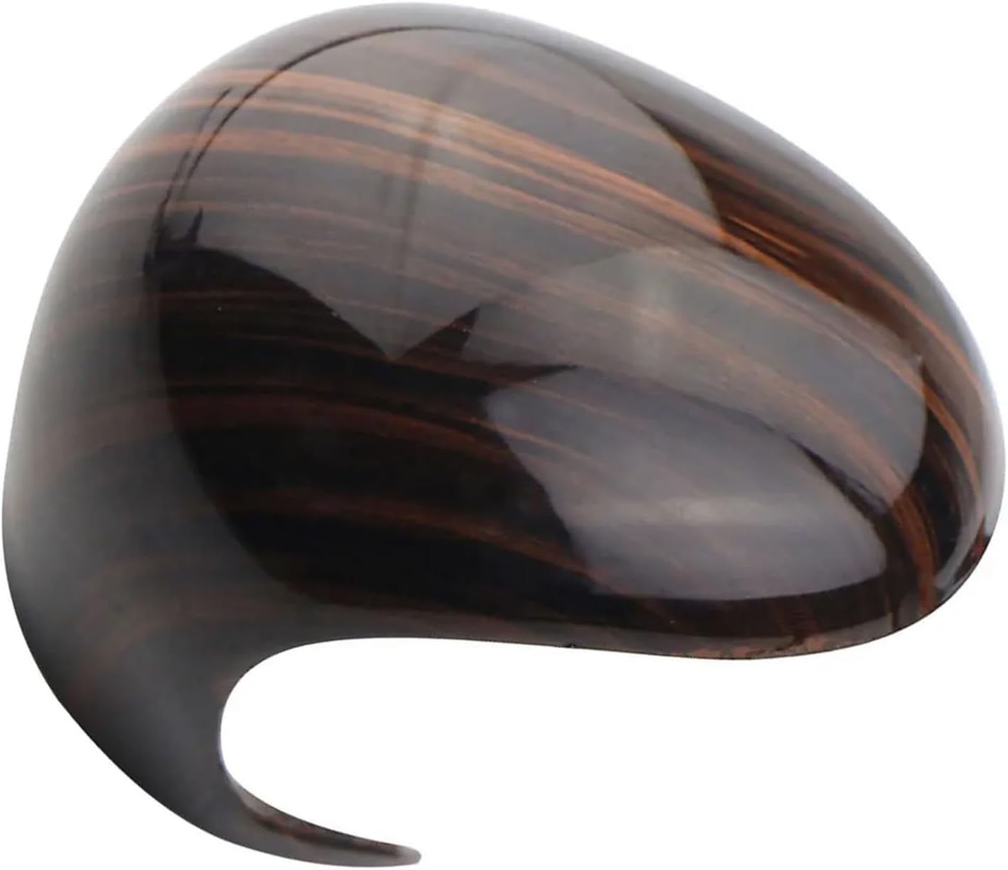 GERRIT ABS Car Shift Knob Protection Cover Gear Head Shift Collars for C-HR 2016-2022 Accessories (Color : Wood Grain)