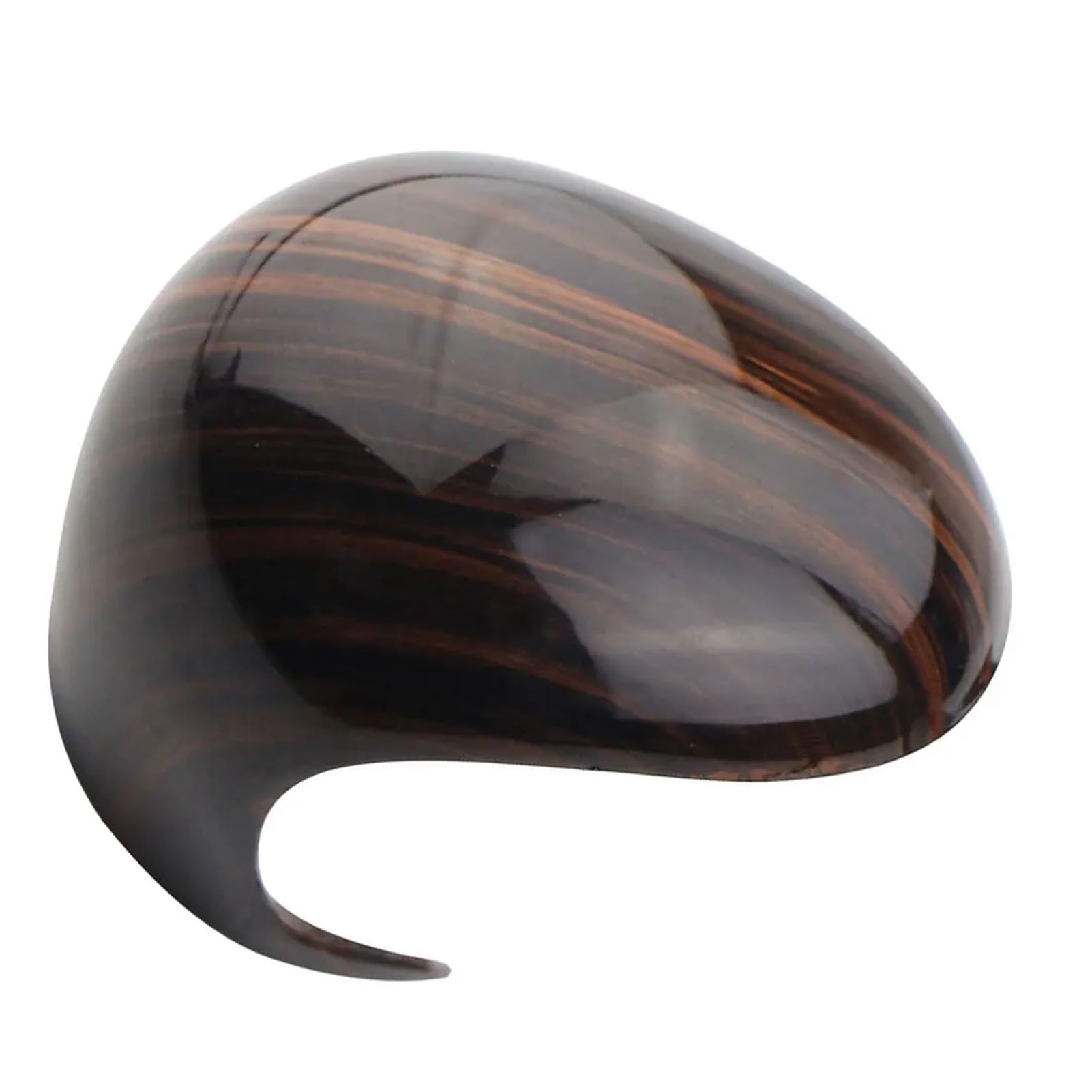 GERRIT ABS Car Shift Knob Protection Cover Gear Head Shift Collars for C-HR 2016-2022 Accessories (Color : Wood Grain)