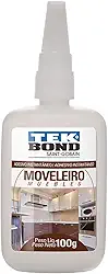 Adesivo instantâneo Tek Bond Moveleiro, 100g - bico antientupimento