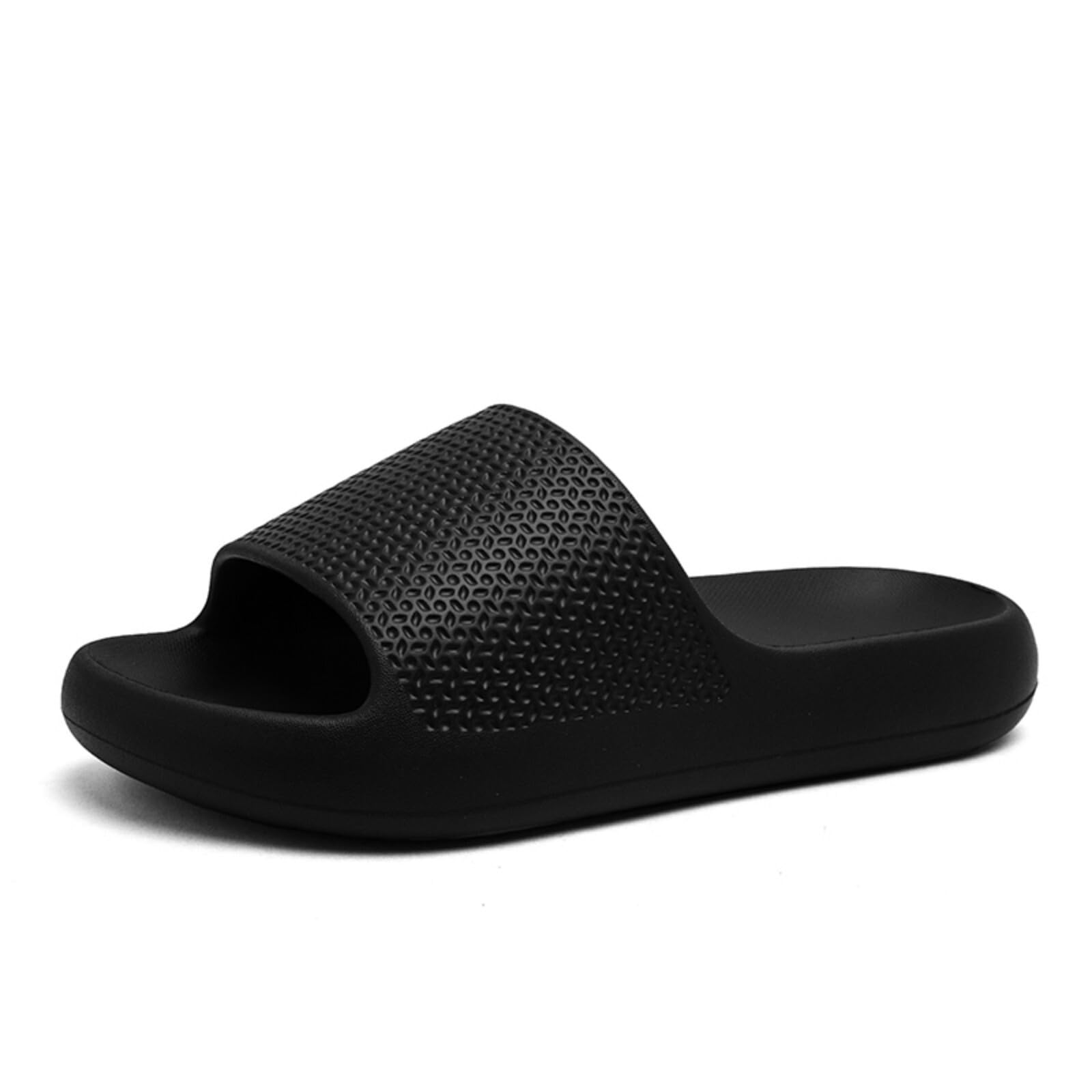 RIKANR Cloud Sandals for Women and Men, Recovery Slides with Arch Support Quick Drying Open Toe Slippers for Plantar Fasciitis Thick Sole, Non-Slip,